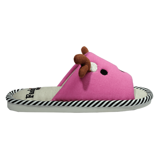 Pantofola bambini rosa – vista laterale