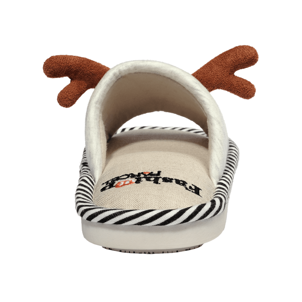 Pantofola bambini grigia – vista posteriore